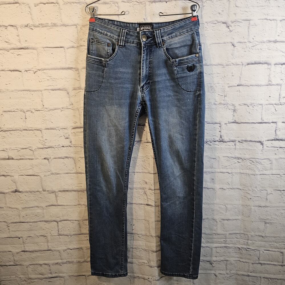 Tactical Distributors McQuade Jeans Mens 30x32 Blue Stretch Lightweight Straight - Picture 1 of 7